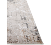 Km Home Alloy 2' 6" X 8' Runner Area Rug In Gray