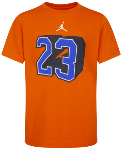 Jordan Big Boys Most Valuable Player Breakout Graphic T-shirt In Orange