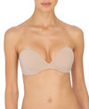 Natori Minimal Womens Underwire Convertible Strapless Bra In Tan/beige