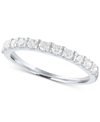 FOREVER GROWN DIAMONDS LAB-GROWN DIAMOND ANNIVERSARY RING (1/2 CT. T.W.) IN STERLING SILVER, 14K GOLD OVER STERLING SILVER 