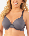 Vanity Fair Beauty Back Smoothing Full-figure Contour Bra 76380 In Gray