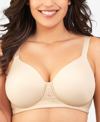 Vanity Fair Full Figure Beauty Back Smoother Wireless Bra 71380 In Ivory/cream