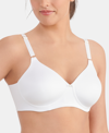 Vanity Fair Beauty Back Full Coverage Wireless Bra 72345 In White