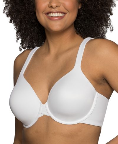 Vanity Fair Breathable Luxe Convertible Wire-free Bra In Star White