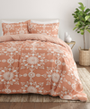 IENJOY HOME HOME COLLECTION 3 PIECE PREMIUM ULTRA SOFT DAISY MEDALLION REVERSIBLE COMFORTER SET, KING BEDDING