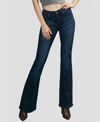 KANCAN WOMEN'S MID RISE FLARE JEANS