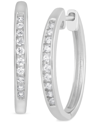 FOREVER GROWN DIAMONDS LAB-CREATED DIAMOND SMALL HOOP EARRINGS (1/4 CT. T.W.) IN STERLING SILVER