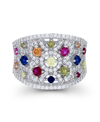 Macy's Cubic Zirconia Graduated Ring In Multi
