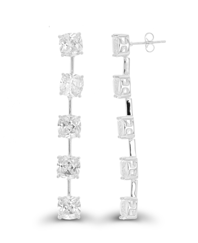 Macy's Dangling Earrings In Sterling Silver