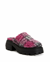 Katy Perry Women's The Geli Combat Square Toe Cozy Lug Sole Mules Women's Shoes In Purple