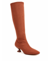 Katy Perry Women's The Laterr Knee High Square Toe Boots Women's Shoes In Tan/beige