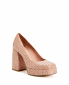 Katy Perry The Uplift Platform Pump In Tan/beige