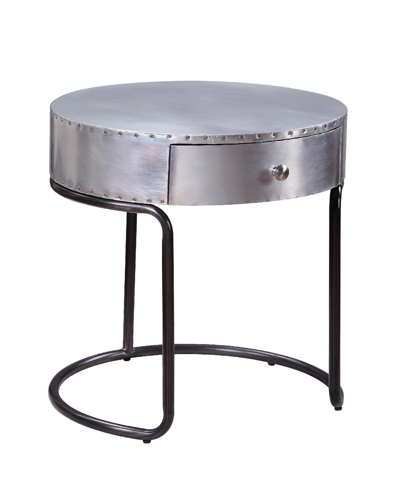 Acme Furniture Brancaster 1-drawer End Table In Silver