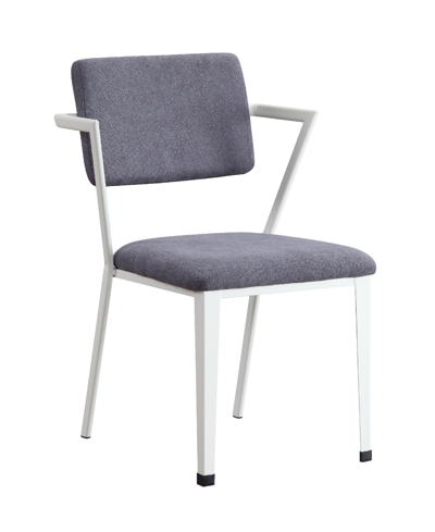 Acme Furniture Cargo Chair In Gray