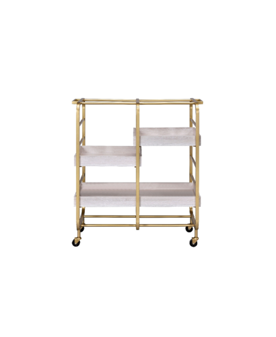 Acme Furniture Vorrik Serving Cart In White