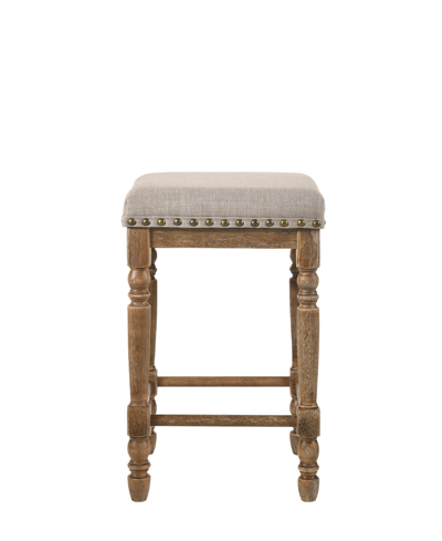 Acme Furniture Farsiris Counter Height Stool In Beige