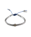 MR ETTIKA MIXED METAL ADJUSTABLE BRACELET WITH CORD