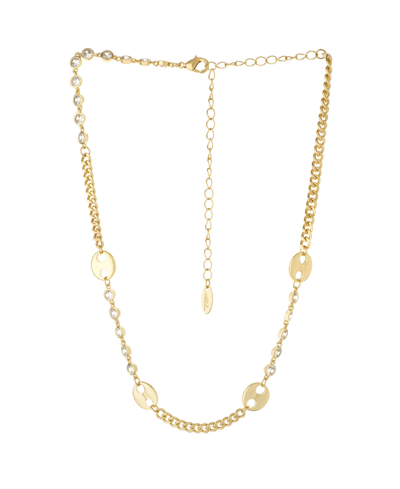 Ettika Mixed Gold-plated Chain Necklace With Cubic Zirconia