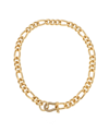 Ettika 18k Gold Plated Pave Clasp And Chain Necklace In Gold