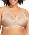 Glamorise Women's Full Figure Plus Size Magiclift Original Wirefree Support Bra 1000 In Tan/beige