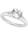 GIA CERTIFIED DIAMONDS GIA CERTIFIED DIAMOND SOLITAIRE ENGAGEMENT RING (1-1/2 CT. T.W.) IN 14K WHITE GOLD