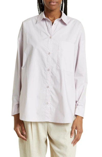By Malene Birger Derris Organic Cotton Button-up Shirt In White