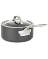 Viking 3-quart Hard Anodized Nonstick Saucepan With Lid In Gray