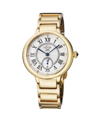 Gevril Gv2 Women's Rome Gold-tone Ion Plating Swiss Quartz Bracelet Watch 36 Mm In Yellow