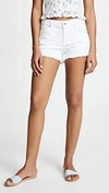 7 FOR ALL MANKIND CUT OFF SHORTS CLEAN WHITE 25,SEVEN40802