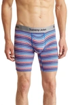 Tommy John Second Skin 8-inch Boxer Briefs In Americana Racing Stripe