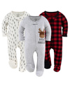THE PEANUTSHELL BABY BOYS AND GIRLS SLEEPERS SET, 3 PACK