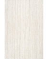 Nuloom Natura Hand Woven Rigo 8' X 10' Area Rug In Tan/beige