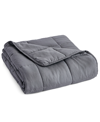 PUR AND CALM SILVADUR ANTIMICROBIAL MICROFIBER WEIGHTED BLANKET, 12 LB BEDDING