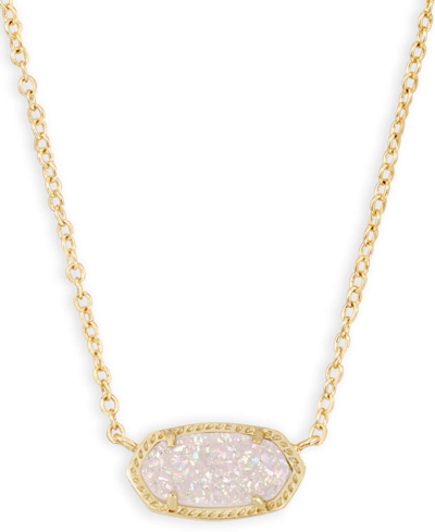 Kendra Scott 14k Gold Plated Elisa Pendant Necklace In Iridescent