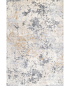 Nuloom Terra Contemporary Motto Abstract Beige 8' X 10' Area Rug In Tan/beige