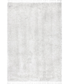 Nuloom Belleza Plush Neva 5'3" X 7'7" Area Rugs In Ivory/cream