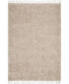 Nuloom Belleza Plush Neva 5'3" X 7'7" Area Rugs In Tan/beige
