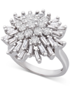 Wrapped In Love Diamond Starburst Cluster Ring (1-1/2 Ct. T.w.) In 14k White Gold Or 14k Yellow Gold, Created For Ma In Gold