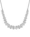 Wrapped In Love Diamond Butterfly Statement Necklace (1 Ct. T.w.) In Sterling Silver, 16-1/2" + 2" Extender, Created In Silver