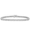 Wrapped In Love Diamond Butterfly Link Bracelet (1 Ct. T.w.) In Sterling Silver, Created For Macy's In Silver
