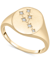 WRAPPED DIAMOND TAURUS CONSTELLATION RING (1/20 CT. T.W.) IN 10K GOLD, CREATED FOR MACY'S