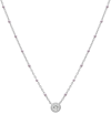 Macy's Birthstone Gemstone Necklace In Sterling Silver, 16" + 2" Extender