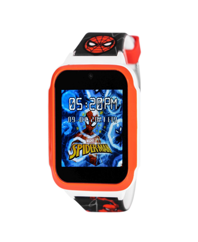 Ewatchfactory Unisex Marvel Spider-man Touchscreen Multi Silicone Strap Smart Watch 41.5mm In Brown Over
