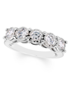 Macy's Diamond 5-stone Band (1 Ct. T.w.) In 14k White Gold In Gold