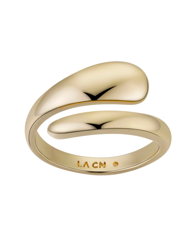 Unwritten 14k Gold Flash Plated Wrap Ring In Gold-tone