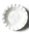 Coton Colors By Laura Johnson Speckled Rabbit Ruffle Best Bowl In Green