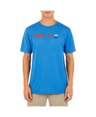 Hurley Men's Everyday Wave Box Short Sleeves T-shirt In Sea View