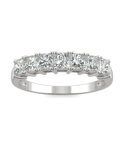 Charles & Colvard Moissanite Square Anniversary Band 1-1/4 Ct. T.w. Diamond Equivalent In 14k White Gold