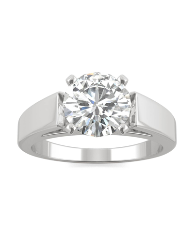 Charles & Colvard Moissanite Solitaire Ring 1-9/10 Ct. T.w. Diamond Equivalent In 14k White Gold