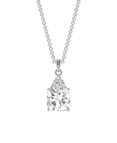 Charles & Colvard Moissanite Cushion Pendant 1-3/4 Ct. T.w. Diamond Equivalent In 14k White Gold